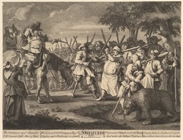 Framed Print : Hudibras First Adventure (Twelve Large Illustrations for Samuel Butlers Hudi Framed Print : Hudibras First Adventure (Twelve Large Illustrations for Samuel Butlers Hudi