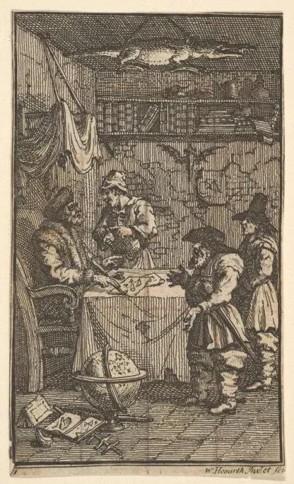 Framed Print : Hudibras Visiting Sidrophel (Seventeen Small Illustrations for Samuel Butlers Hudibras Framed Print : Hudibras Visiting Sidrophel (Seventeen Small Illustrations for Samuel Butlers Hudibras