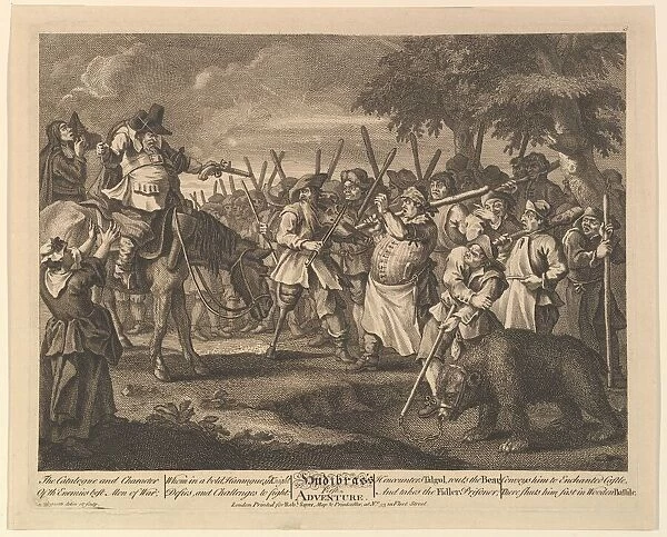 Hudibras's First Adventure (Twelve Large Illustrations for Samuel Butler's Hudibras, Pl