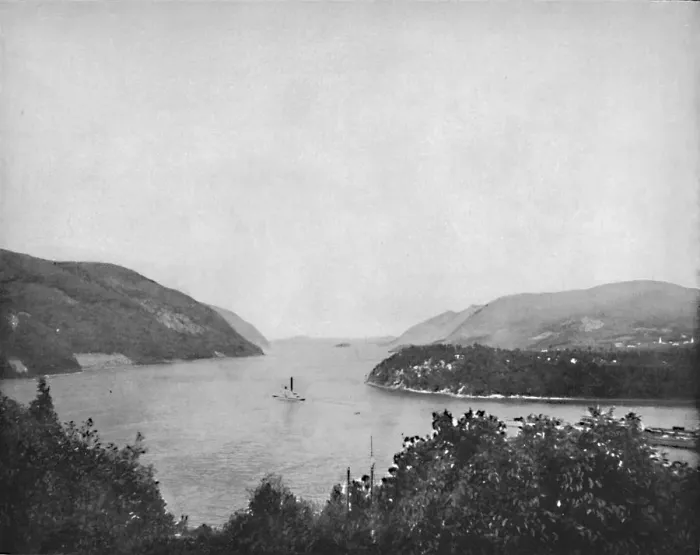 Framed Print : The Hudson River at West Point, c1897. Creator: Unknown Framed Print : The Hudson River at West Point, c1897. Creator: Unknown