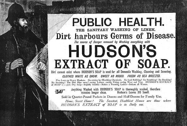 'Hudson's Extract of Soap. 1891. Creator: Unknown