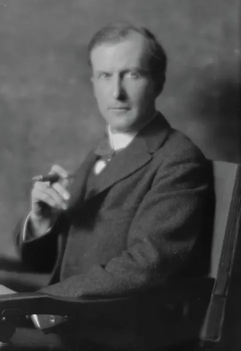 Framed Print : Huggins, Harvey O. Mr. or Harvey O'Higgins, portrait photograph, 1914. Creator: Arnold Genthe Framed Print : Huggins, Harvey O. Mr. or Harvey O'Higgins, portrait photograph, 1914. Creator: Arnold Genthe