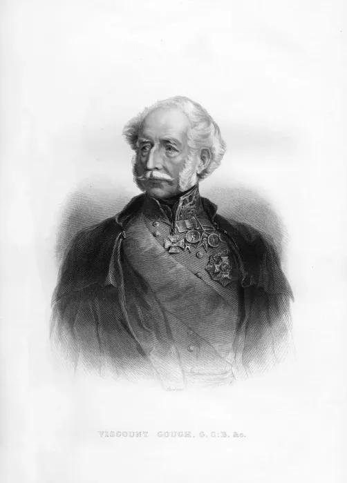 Framed Print : Hugh Gough, 1st Viscount Gough, British field-marshal, 19th century Framed Print : Hugh Gough, 1st Viscount Gough, British field-marshal, 19th century