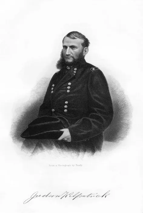 Framed Print : Hugh Judson Kilpatrick, American Union major-general, 1862-1867. Artist: Brady Framed Print : Hugh Judson Kilpatrick, American Union major-general, 1862-1867. Artist: Brady