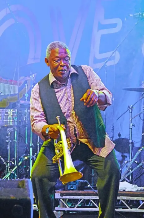 Framed Print : Hugh Masekela, Love Supreme Jazz Festival, Glynde Place, East Sussex, 2015. Artist: Brian O Connor Framed Print : Hugh Masekela, Love Supreme Jazz Festival, Glynde Place, East Sussex, 2015. Artist: Brian O Connor