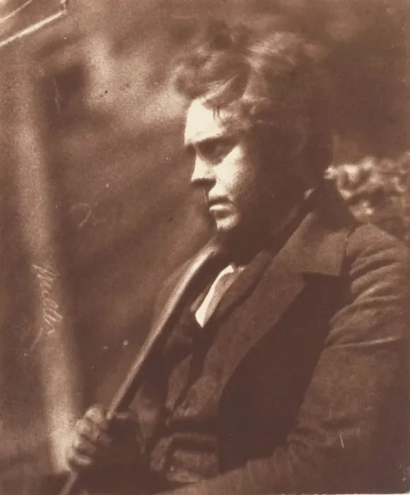 Framed Print : Hugh Miller, 1843-47. Creators: David Octavius Hill, Robert Adamson, Hill & Adamson