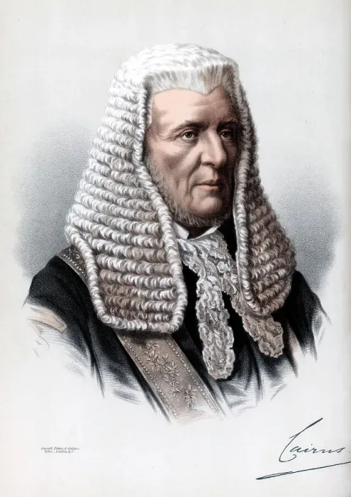 Framed Print : Hugh NcCalmont Cairns, 1st Earl Cairns, Lord Chancellor of Great Britain, c1890. Artist: Cassell, Petter & Galpin Framed Print : Hugh NcCalmont Cairns, 1st Earl Cairns, Lord Chancellor of Great Britain, c1890. Artist: Cassell, Petter & Galpin