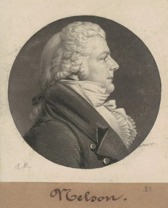 Framed Print : Hugh Nelson, 1808. Creator: Charles Balthazar Julien Fevret de Saint-Memin Framed Print : Hugh Nelson, 1808. Creator: Charles Balthazar Julien Fevret de Saint-Memin