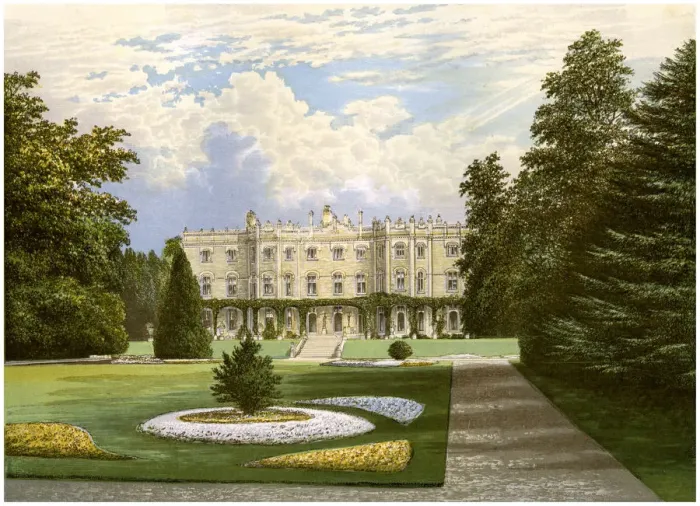 Framed Print : Hughenden Manor, Earl of Beaconsfield, c1880