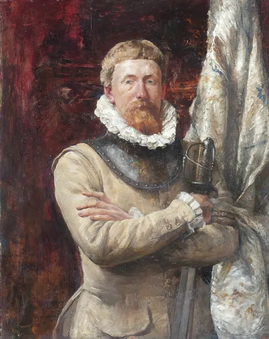 Framed Print : Hugo Birger, the Artist, as a Mercenary, 1879. Creator: Ernst Josephson Framed Print : Hugo Birger, the Artist, as a Mercenary, 1879. Creator: Ernst Josephson