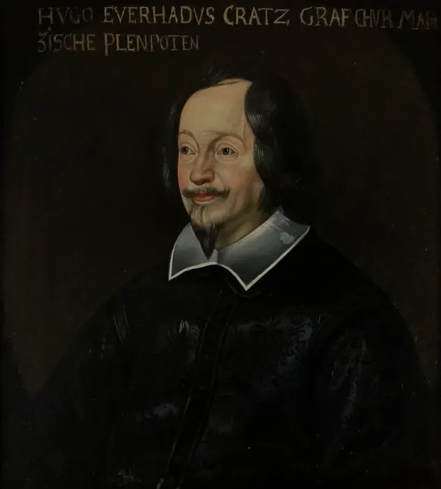 Framed Print : Hugo Eberhard Cratz, c17th century. Creator: Anon Framed Print : Hugo Eberhard Cratz, c17th century. Creator: Anon