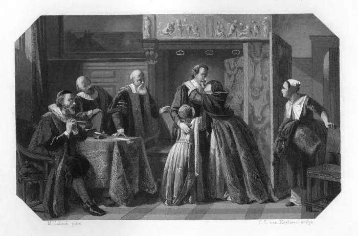 Framed Print : Hugo de Groot (Grotius), 17th century Dutch jurist and philosopher, c1870. Artist: CL van Kesteren Framed Print : Hugo de Groot (Grotius), 17th century Dutch jurist and philosopher, c1870. Artist: CL van Kesteren