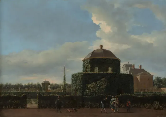 Framed Print : The Huis ten Bosch at The Hague and Its Formal Garden (View from the East), ca. 1668-70 Framed Print : The Huis ten Bosch at The Hague and Its Formal Garden (View from the East), ca. 1668-70