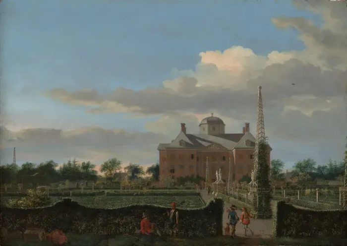 Framed Print : The Huis ten Bosch at The Hague and Its Formal Garden (View from the South), ca. 1668-70 Framed Print : The Huis ten Bosch at The Hague and Its Formal Garden (View from the South), ca. 1668-70