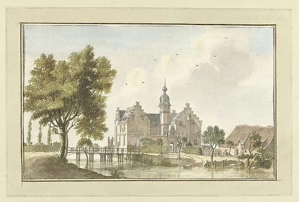 The Huis Den Ham, on the Niers in Germany, 1746. Creator: Jan de Beyer