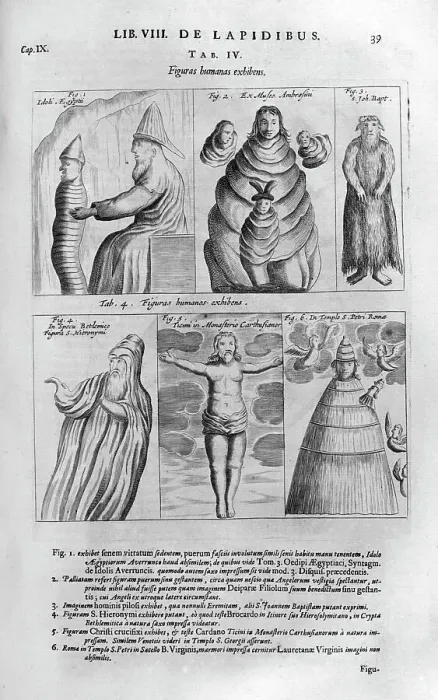 Framed Print : Human figures, 1678. Artist: Athanasius Kircher Framed Print : Human figures, 1678. Artist: Athanasius Kircher