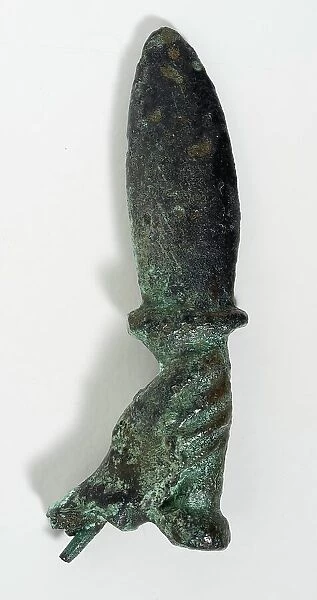 Human Hand and Dagger Fragment, Roman Period (30 BCE-395 CE) or later. Creator: Unknown