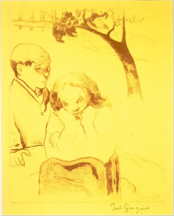 Framed Print : Human Misery, from the Volpini Suite: Dessins lithographiques, 1889. 1889 Framed Print : Human Misery, from the Volpini Suite: Dessins lithographiques, 1889. 1889