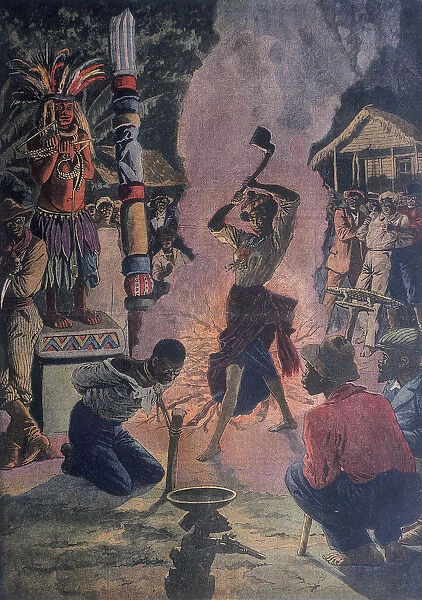 Human sacrifice, Lafayette, Louisiana, USA, 1912