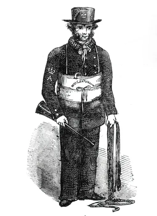 Framed Print : Humane Societys iceman, 1844. Creator: Unknown Framed Print : Humane Societys iceman, 1844. Creator: Unknown
