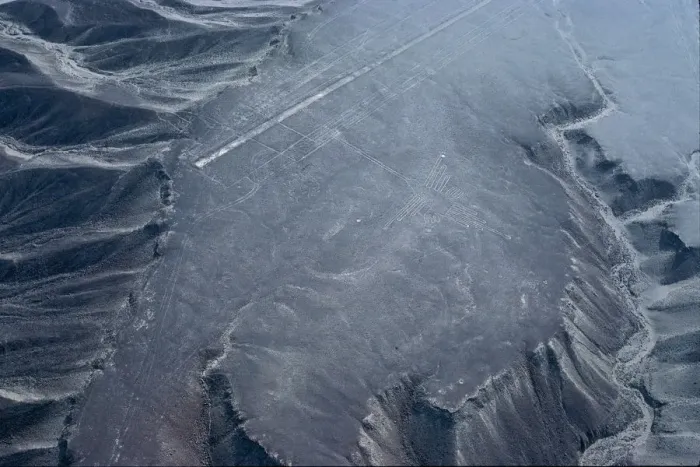 Framed Print : The Hummingbird, Nazca Lines, Ica, Peru, 2015. Creator: Luis Rosendo Framed Print : The Hummingbird, Nazca Lines, Ica, Peru, 2015. Creator: Luis Rosendo
