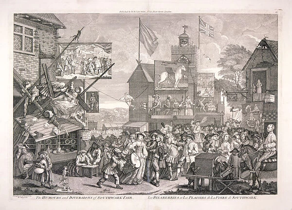 The humours and diversions of Southwark Fair, London, 1733