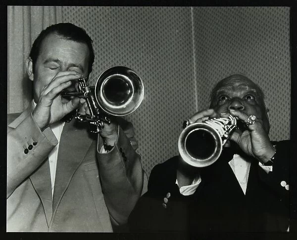 Humphrey Lyttelton and Sidney Bechet at Colston Hall, Bristol, 1956