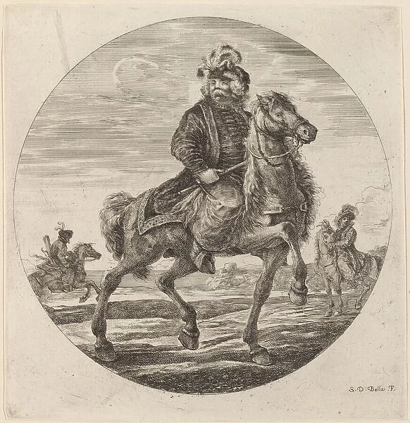 Hungarian Cavalier. Creator: Stefano della Bella
