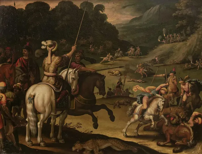 Framed Print : The Hunt, 17th century. Creator: Tempesta; Antonio (1555-1630) Framed Print : The Hunt, 17th century. Creator: Tempesta; Antonio (1555-1630)