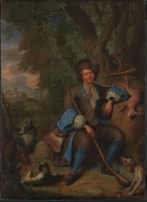Framed Print : A Hunter, 1670-1682. Creator: Pieter Leermans Framed Print : A Hunter, 1670-1682. Creator: Pieter Leermans