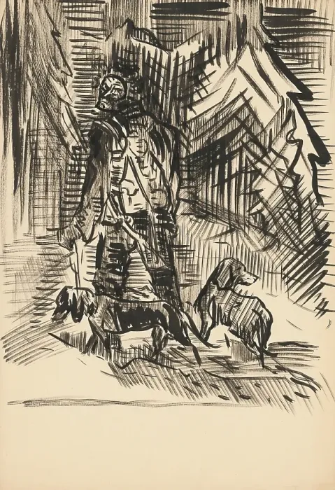 Framed Print : Hunter, c1935. Creator: Arnold Peter Weisz-Kubincan Framed Print : Hunter, c1935. Creator: Arnold Peter Weisz-Kubincan