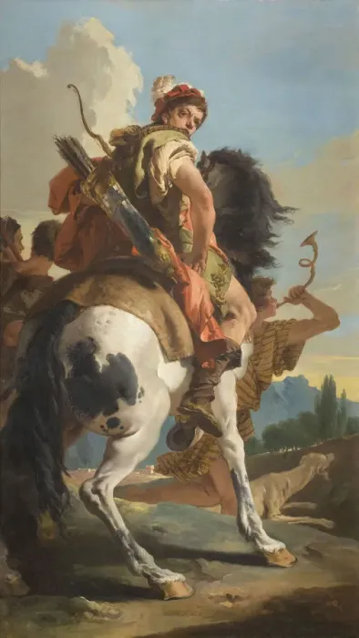 Framed Print : Hunter on Horseback, 1718-1725 Framed Print : Hunter on Horseback, 1718-1725