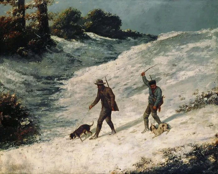 Framed Print : Hunters in the Snow (Chasseurs dans la neige), ca 1864 Framed Print : Hunters in the Snow (Chasseurs dans la neige), ca 1864