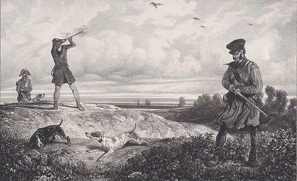Hunting in the Field, from the series Hunting Scenes, 1829
