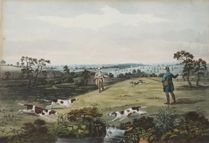 Framed Print : Hunting, First half of the 19th cent Framed Print : Hunting, First half of the 19th cent