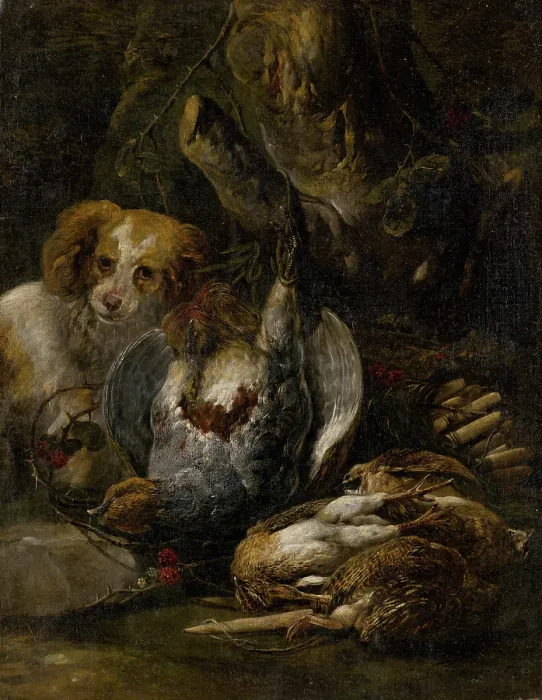 Framed Print : Hunting Still Life, 1640-1660. Creator: Jan Fyt Framed Print : Hunting Still Life, 1640-1660. Creator: Jan Fyt