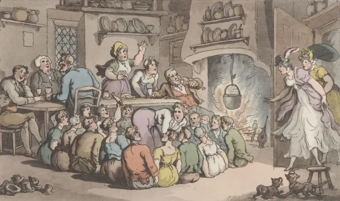 Framed Print : Hunting the Slipper, from The Vicar of Wakefield, May 1, 1817. May 1, 1817 Framed Print : Hunting the Slipper, from The Vicar of Wakefield, May 1, 1817. May 1, 1817