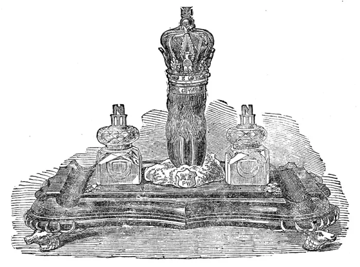 Framed Print : Hunting-trophy of the Prince of Wales, a memorial of Napoleon III. 1873. Creator: Unknown Framed Print : Hunting-trophy of the Prince of Wales, a memorial of Napoleon III. 1873. Creator: Unknown