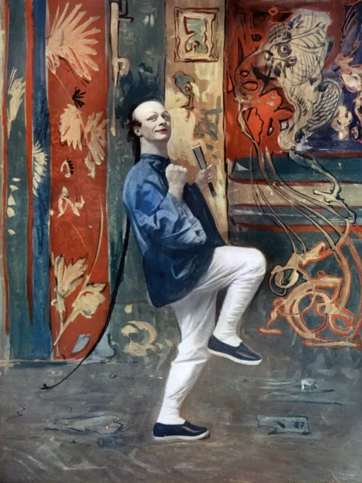 Framed Print : Huntley Wright in San Toy, c1902. Artist: Ellis & Walery Framed Print : Huntley Wright in San Toy, c1902. Artist: Ellis & Walery