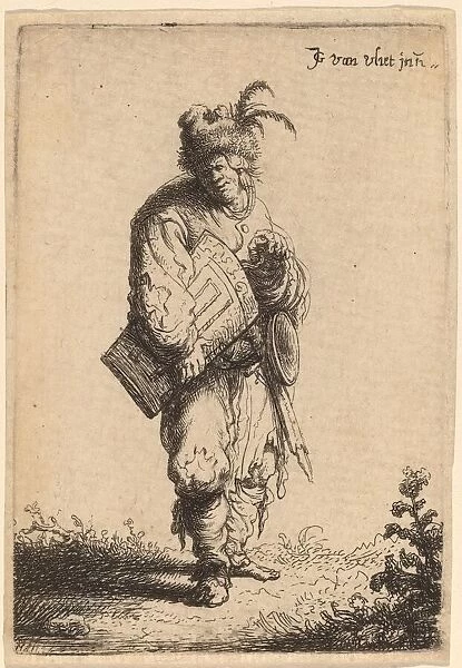 The Hurdy-Gurdy Player, 1632. Creator: Jan Georg van Vliet