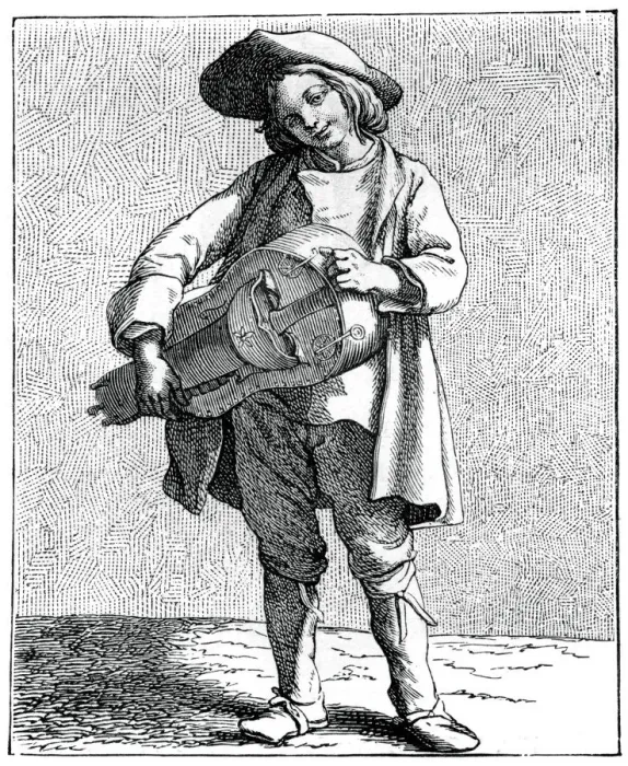 Framed Print : A hurdy-gurdy player, 1737-1742. Artist: Bouchardon Framed Print : A hurdy-gurdy player, 1737-1742. Artist: Bouchardon