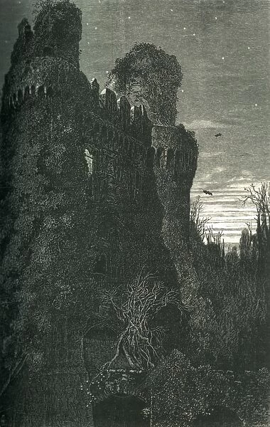 Hurstmonceaux Castle, c1870
