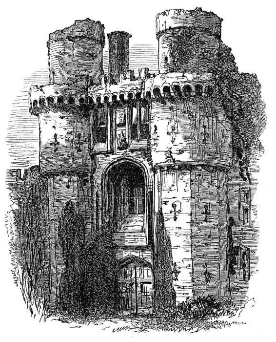 Framed Print : Hurstmonceux Castle, Sussex, 1872. Creator: Unknown Framed Print : Hurstmonceux Castle, Sussex, 1872. Creator: Unknown