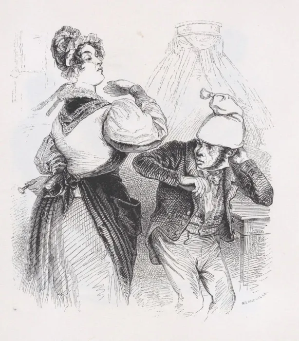 Framed Print : The Third Husband from The Complete Works of Beranger, 1836 Framed Print : The Third Husband from The Complete Works of Beranger, 1836