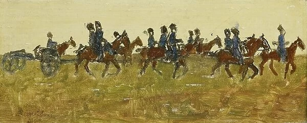Hussars on Maneuver, c.1880-c.1923. Creator: George Hendrik Breitner