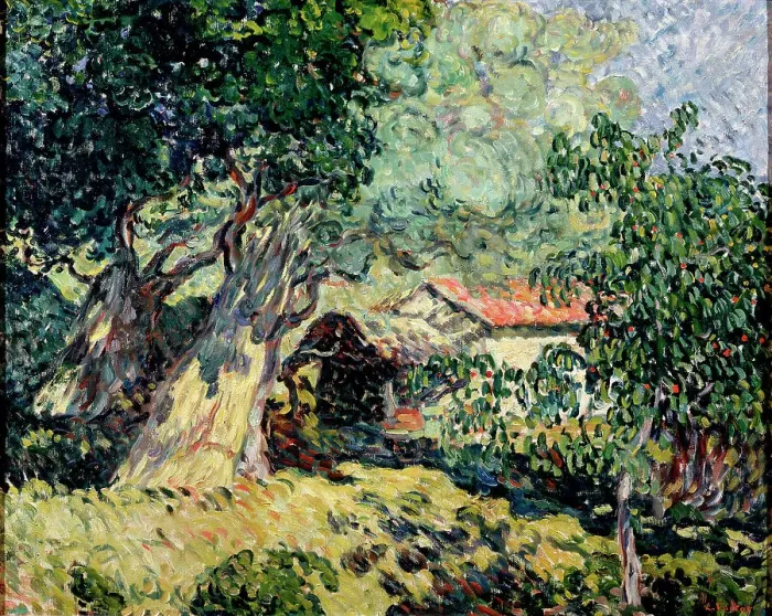 Framed Print : A Hut in the Forest, 1906. Artist: Louis Valtat Framed Print : A Hut in the Forest, 1906. Artist: Louis Valtat