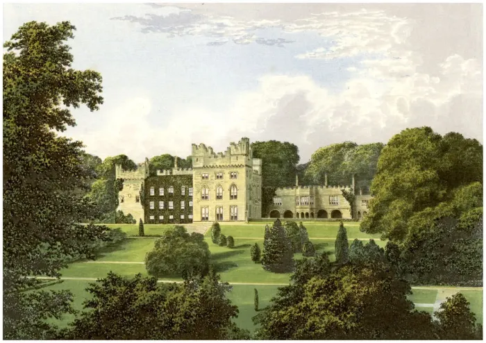 Framed Print : Hutton Hall, Cumbria, c1880 Framed Print : Hutton Hall, Cumbria, c1880