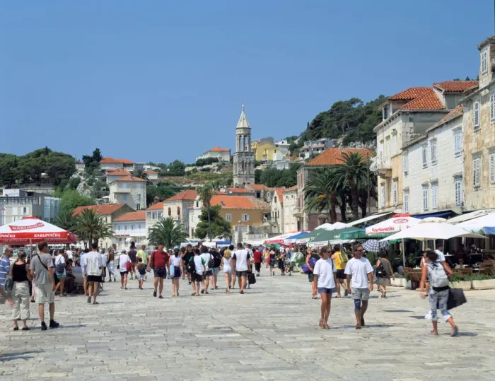 Framed Print : Hvar town, Croatia Framed Print : Hvar town, Croatia