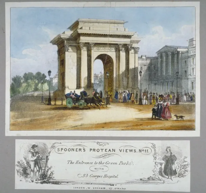 Framed Print : Hyde Park Corner, London, c1835. Artist: William Framed Print : Hyde Park Corner, London, c1835. Artist: William