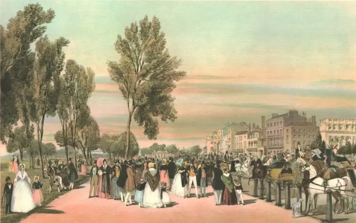 Framed Print : Hyde Park near Grosvenor Gate. Creator: Thomas Shotter Boys Framed Print : Hyde Park near Grosvenor Gate. Creator: Thomas Shotter Boys